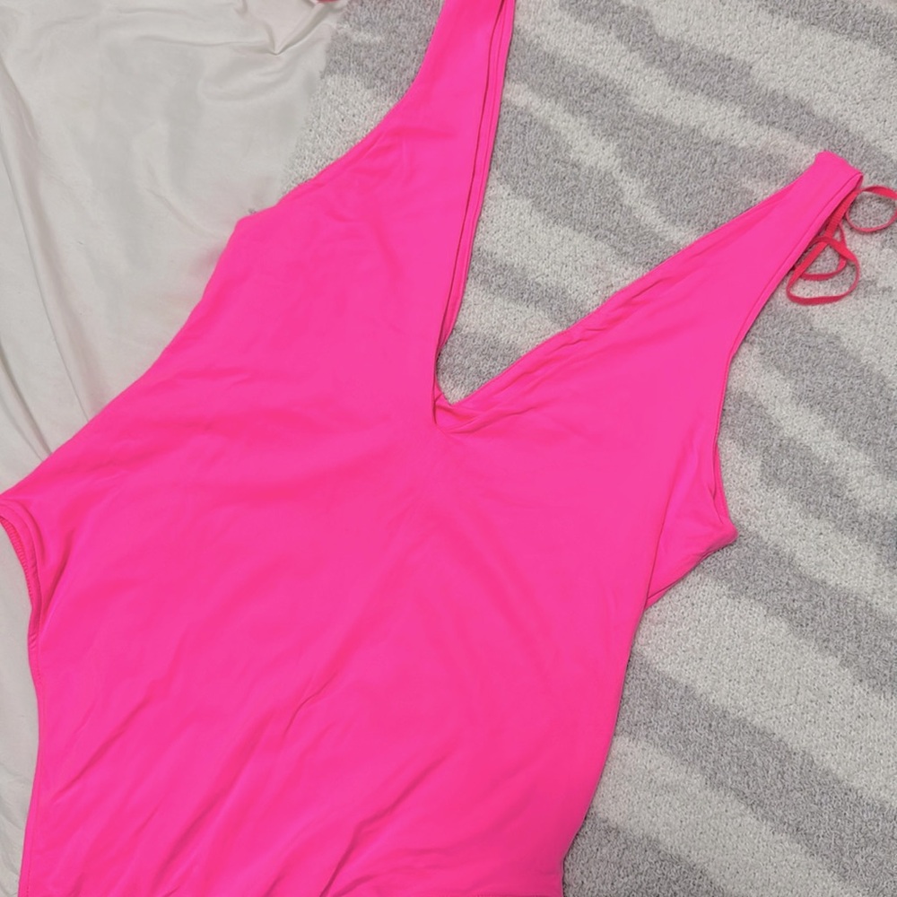 Neon pink bodysuit, only worn once